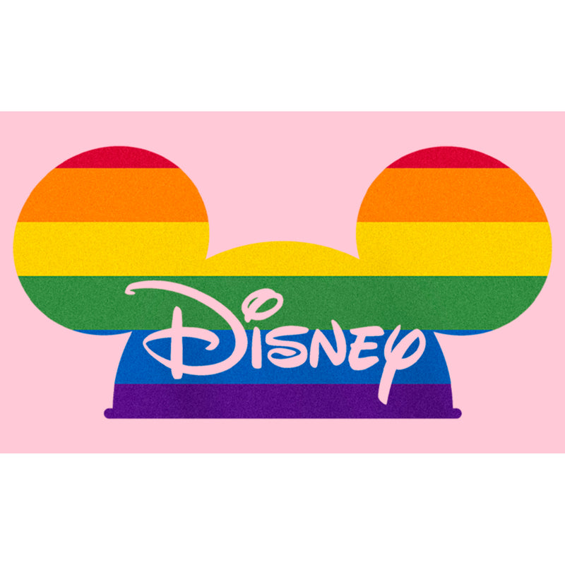 Girl's Disney Mickey Ears Rainbow Pride T-Shirt