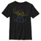 Boy's Lilo & Stitch Sitting Cute with Rainbow Pride T-Shirt