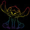 Boy's Lilo & Stitch Sitting Cute with Rainbow Pride T-Shirt