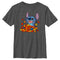 Boy's Lilo & Stitch Fall Leaf Pile T-Shirt