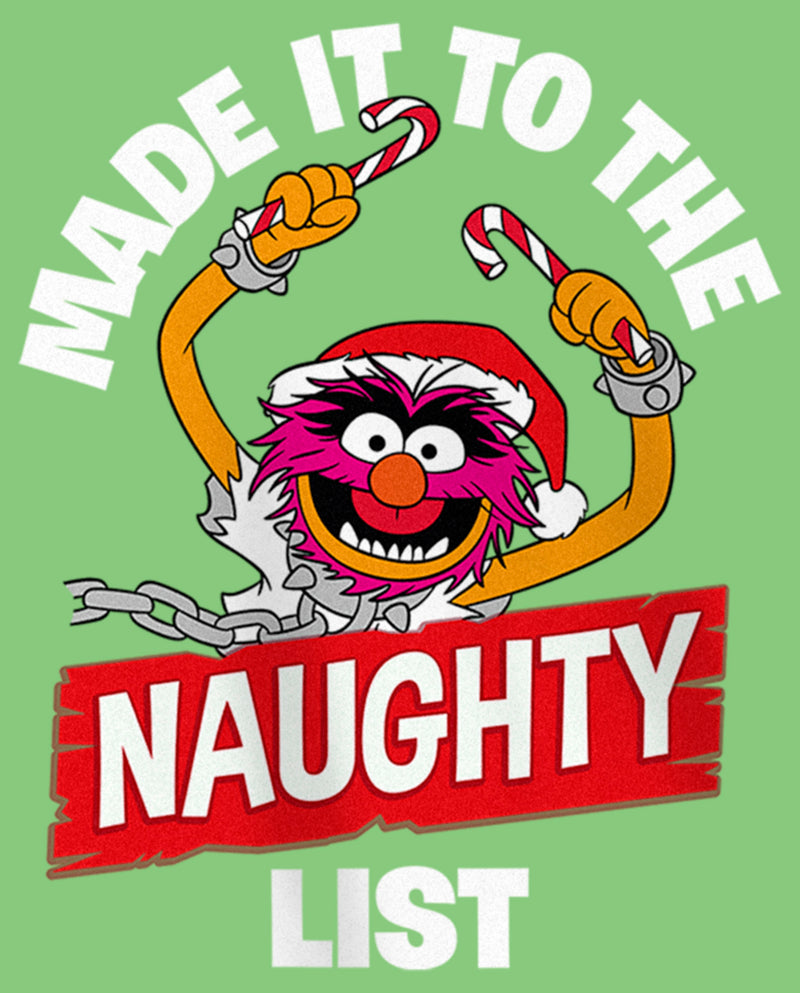 Girl's The Muppets The Animal Made it to the Naughty List T-Shirt