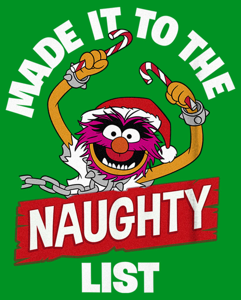 Boy's The Muppets The Animal Made it to the Naughty List T-Shirt