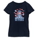 Girl's Winnie the Pooh Star-Spangled Eeyore T-Shirt