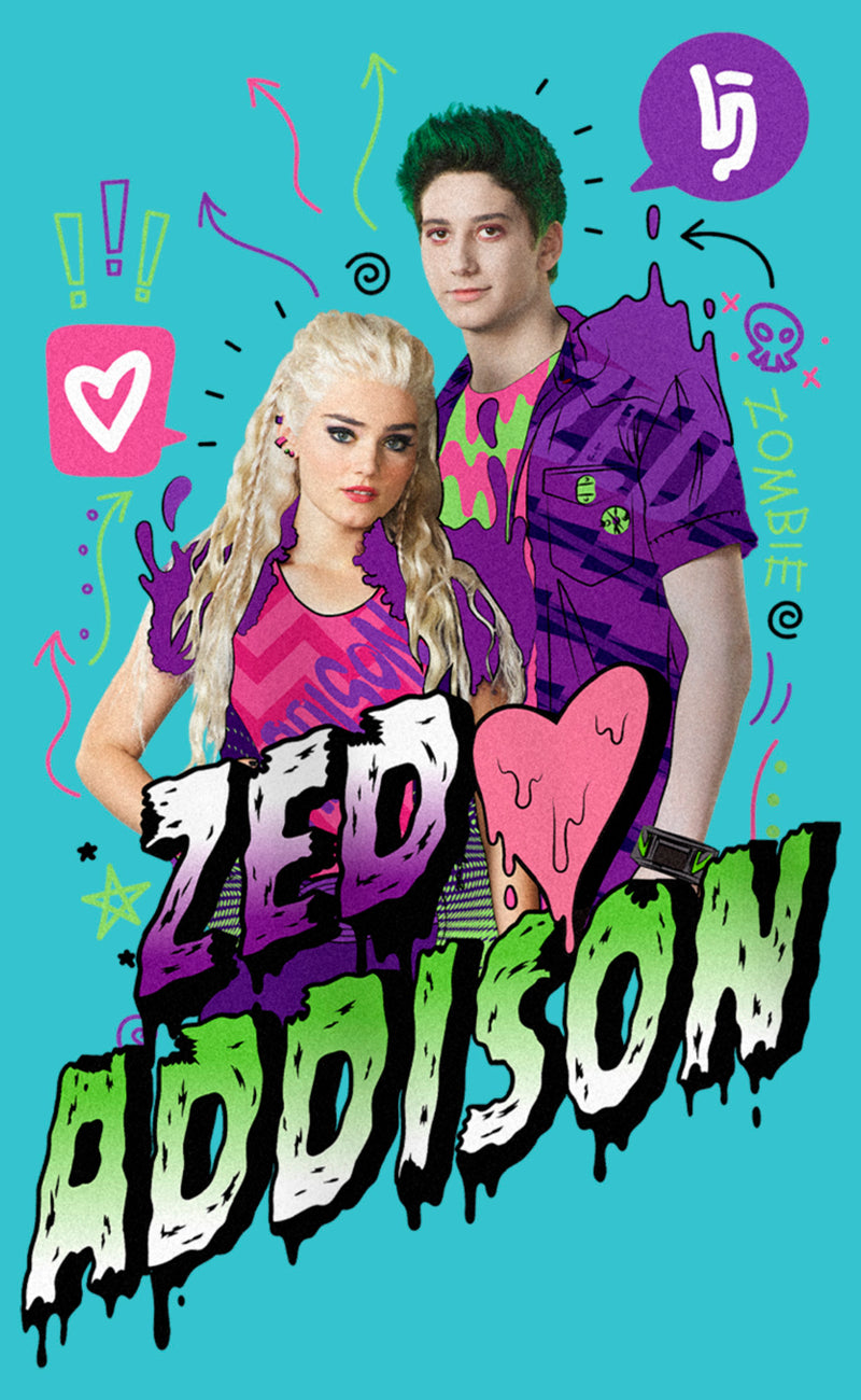 Girl's Z-O-M-B-I-E-S Zed and Addison T-Shirt