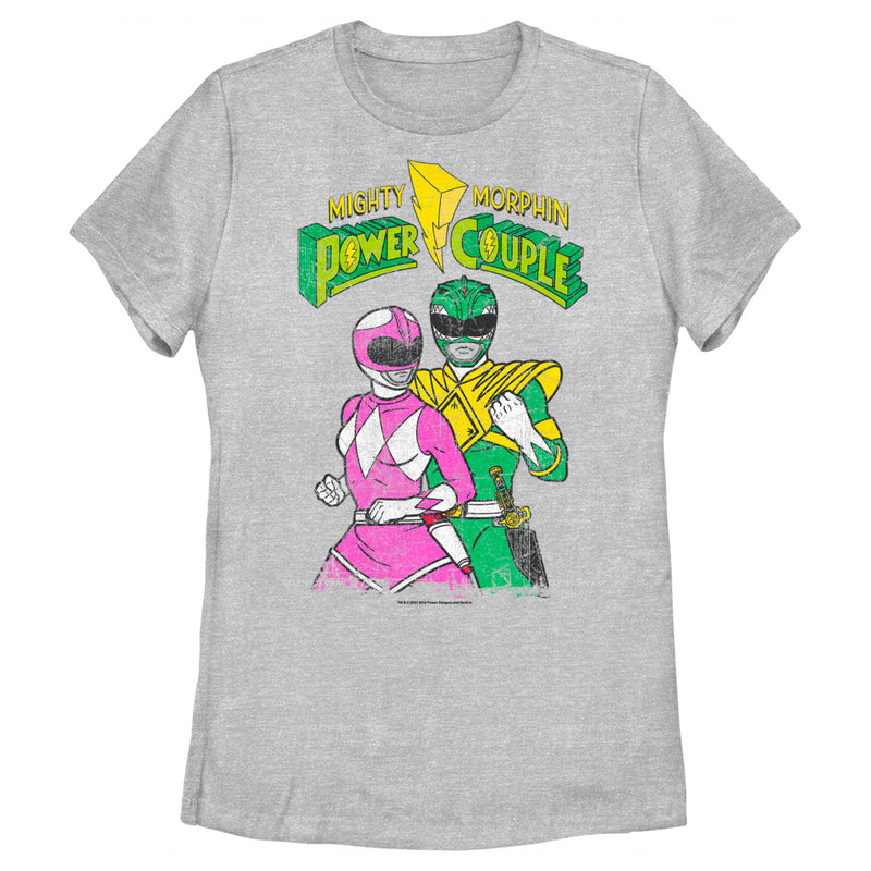Women's Power Rangers Mighty Morphin Power Couple T-Shirt