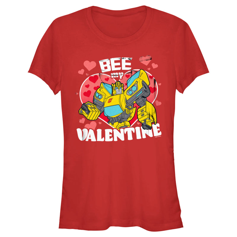 Junior's Transformers Bumblebee Bee My Valentine T-Shirt