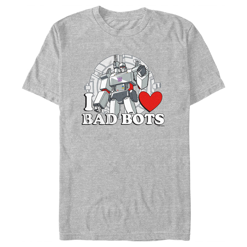 Men's Transformers Megatron I Love Bad Bots T-Shirt