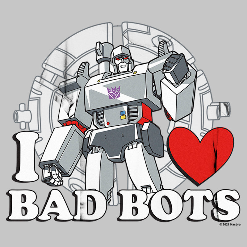 Junior's Transformers Megatron I Love Bad Bots T-Shirt