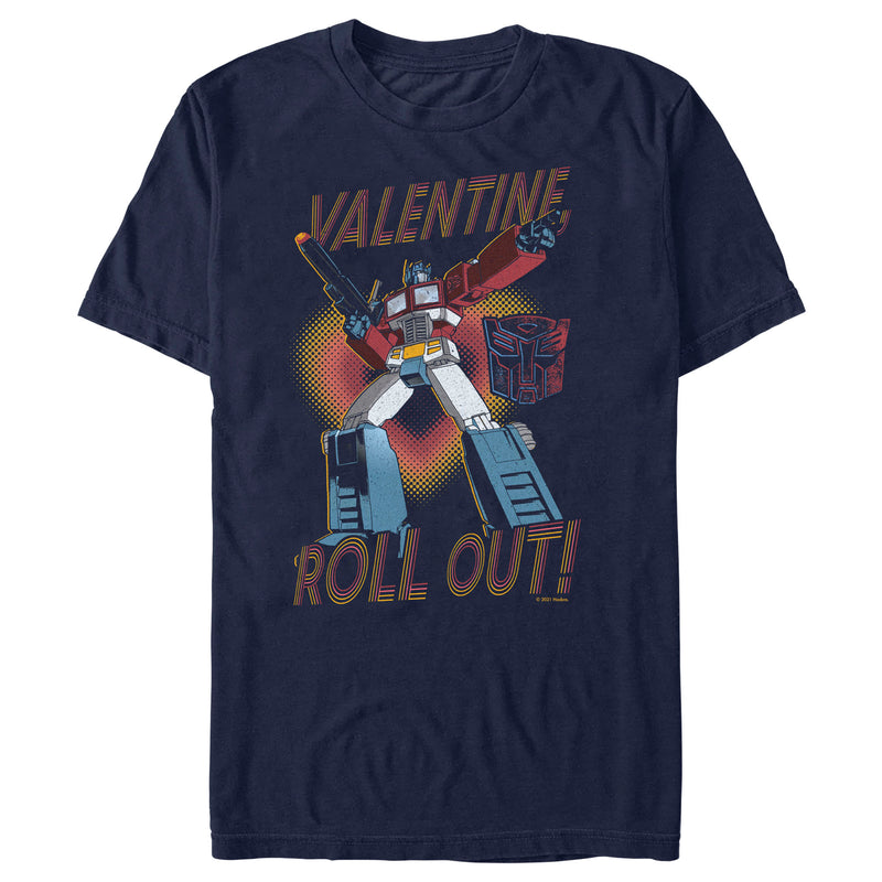 Men's Transformers Optimus Prime Valentine Roll Out! T-Shirt