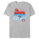 Men's ICEE Coldest Drink in Town Surfing Bear T-Shirt