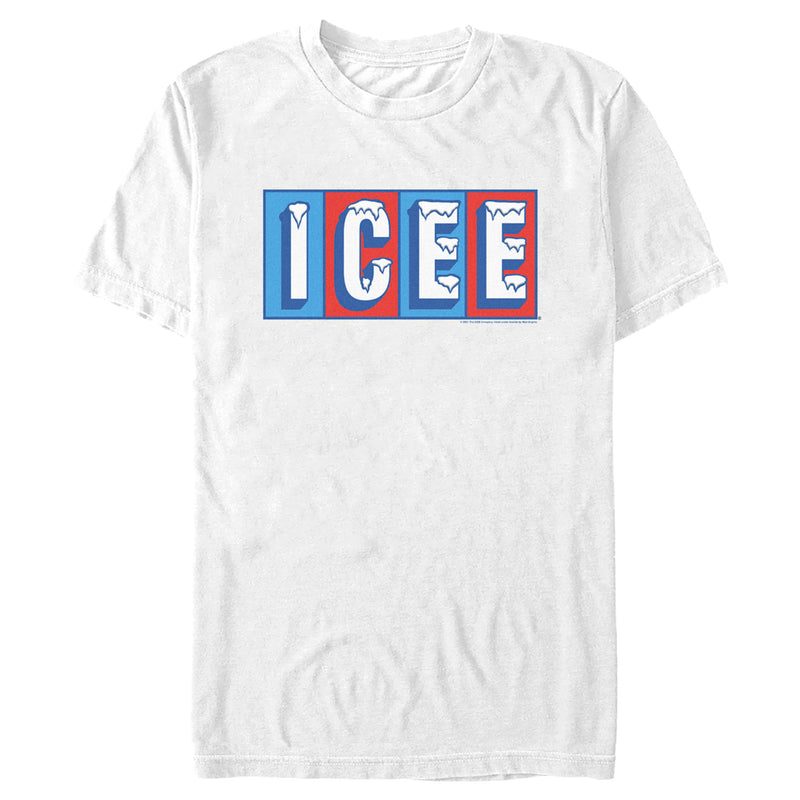 Men's ICEE Classic Red and Blue Logo T-Shirt