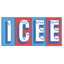 Men's ICEE Classic Red and Blue Logo T-Shirt