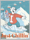 Boy's ICEE Bear Just Chillin' while Iceboarding Pull Over Hoodie