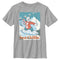 Boy's ICEE Bear Just Chillin' while Iceboarding T-Shirt