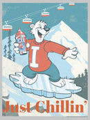 Junior's ICEE Bear Just Chillin' while Iceboarding T-Shirt