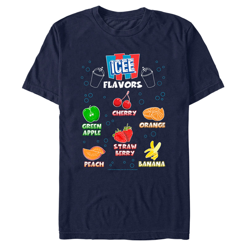 Men's ICEE Flavor Chart T-Shirt