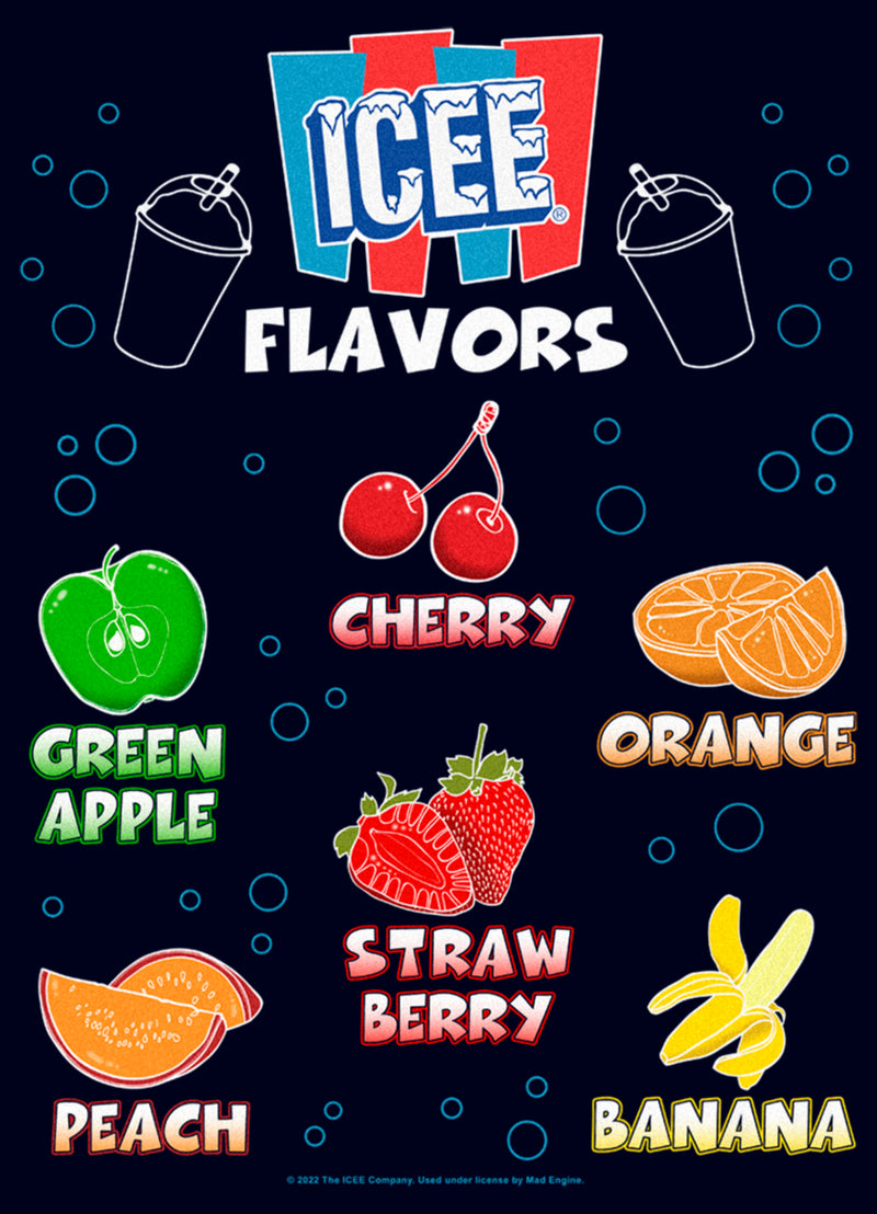 Men's ICEE Flavor Chart T-Shirt