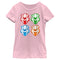 Girl's ICEE Bear Colorful Faces T-Shirt