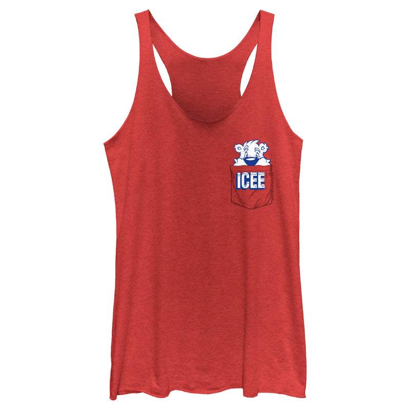 Women's ICEE Peekaboo Bear Racerback Tank Top