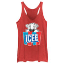 Women's ICEE Peekaboo Bear Logo Racerback Tank Top