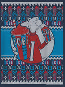 Junior's ICEE Bear Ugly Sweater Racerback Tank Top