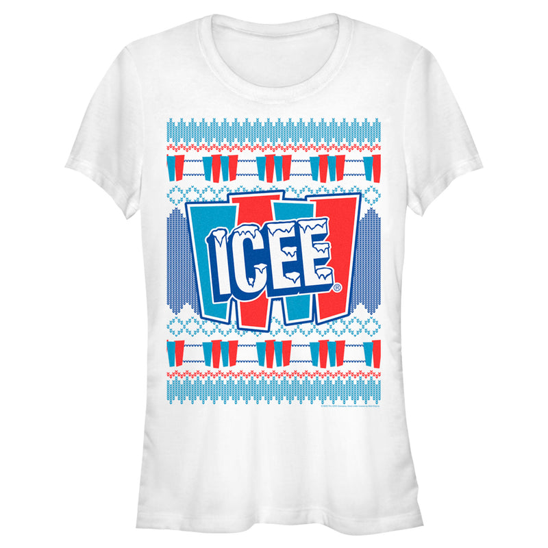 Junior's ICEE Retro Ugly Sweater T-Shirt