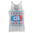 Women's ICEE Retro Ugly Sweater Racerback Tank Top