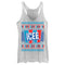 Women's ICEE Retro Ugly Sweater Racerback Tank Top