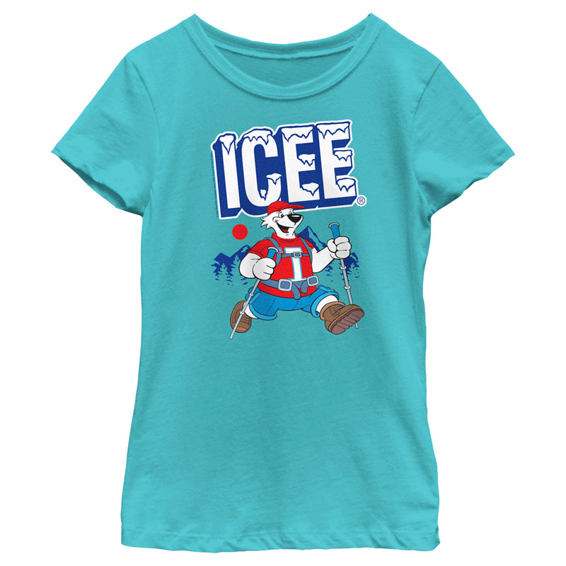 Girl's ICEE Bear Happy Hiking T-Shirt