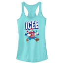 Junior's ICEE Bear Happy Hiking Racerback Tank Top