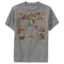 Boy's Minecraft Creeper Collage Performance Tee