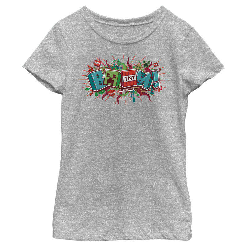 Girl's Minecraft Boom T-Shirt