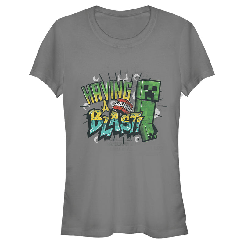 Junior's Minecraft Having a Blast T-Shirt