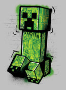 Women's Minecraft Graffiti Creeper T-Shirt