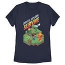 Women's Minecraft Steve Create Explore Survive T-Shirt