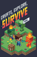 Women's Minecraft Steve Create Explore Survive T-Shirt