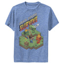 Boy's Minecraft Steve Create Explore Survive Performance Tee