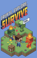 Boy's Minecraft Steve Create Explore Survive Performance Tee