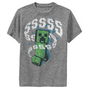 Boy's Minecraft SSSS Creeper Performance Tee