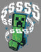 Boy's Minecraft SSSS Creeper Performance Tee