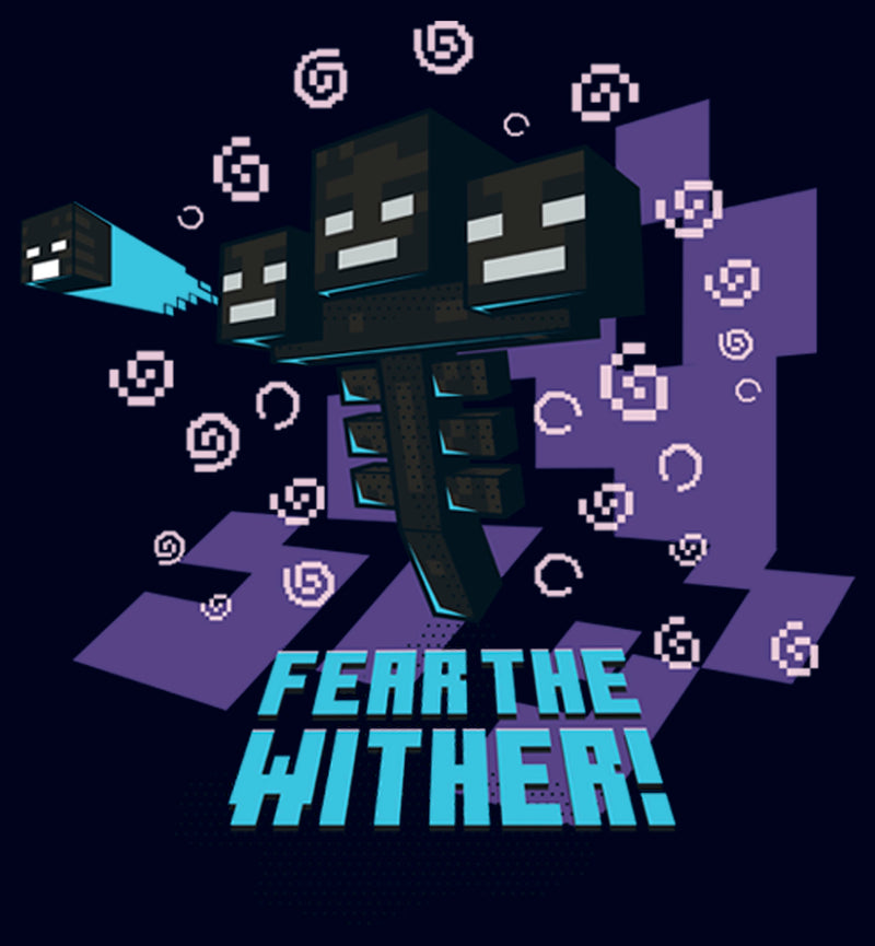 Junior's Minecraft Fear the Wither T-Shirt