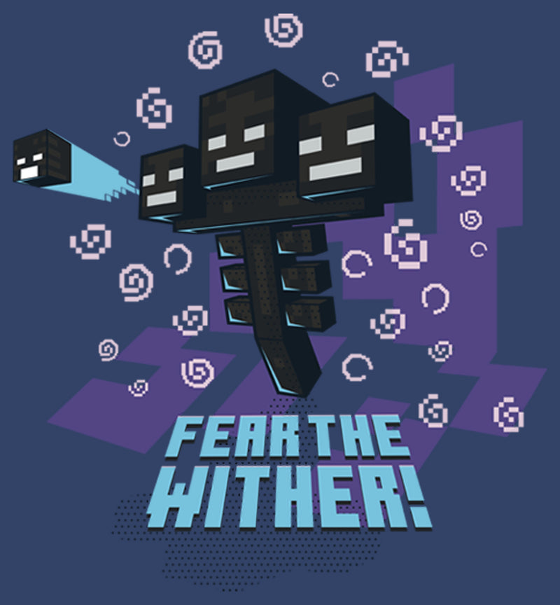 Boy's Minecraft Fear the Wither Pull Over Hoodie