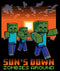 Junior's Minecraft Sun's Down Zombies Around T-Shirt