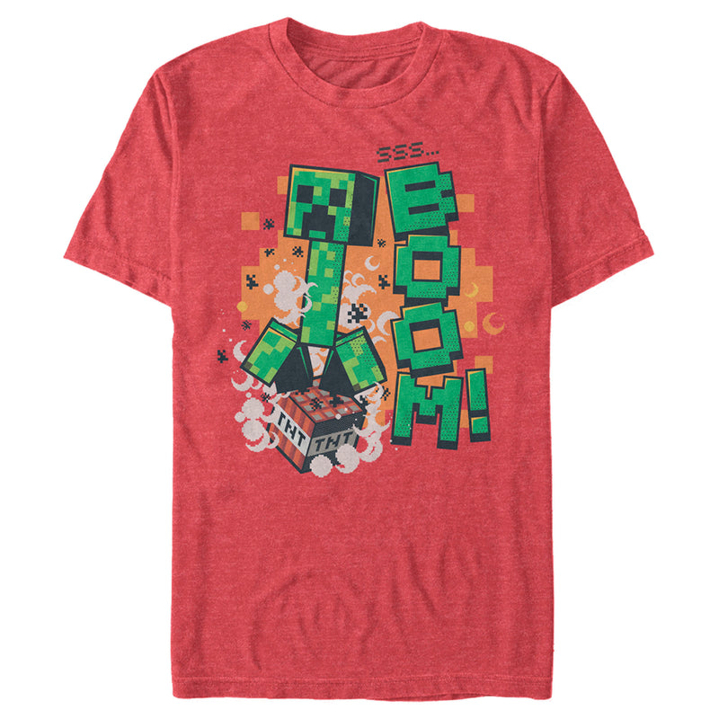 Men's Minecraft Creeper Boom T-Shirt