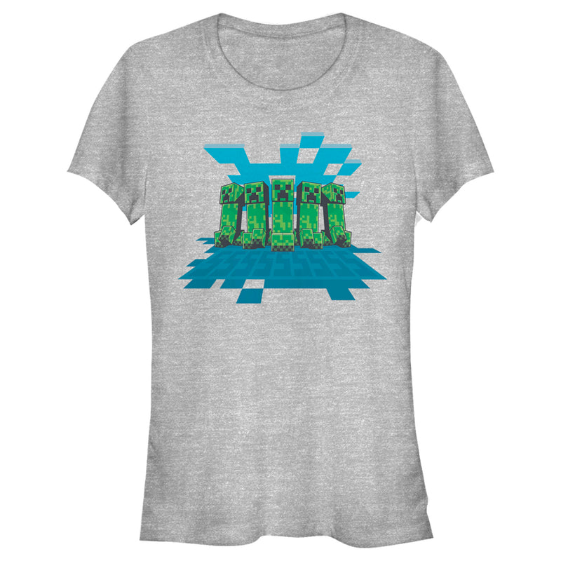 Junior's Minecraft Creeper Mob T-Shirt