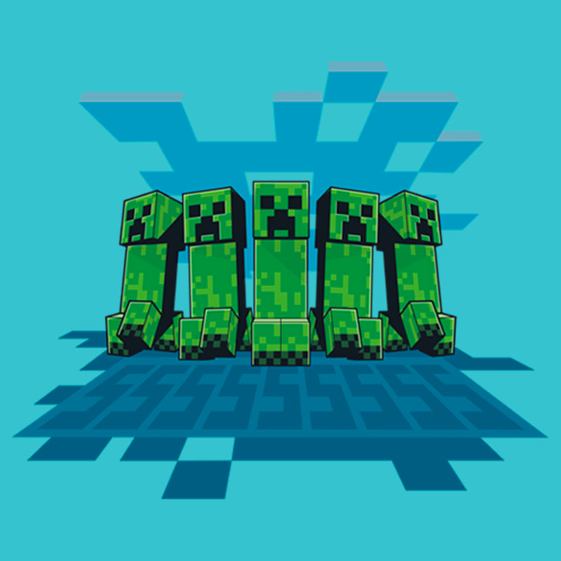 Girl's Minecraft Creeper Mob T-Shirt