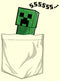 Men's Minecraft Faux Pocket Creeper T-Shirt