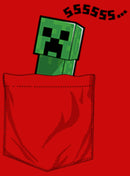 Boy's Minecraft Faux Pocket Creeper T-Shirt