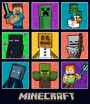 Girl's Minecraft Character Boxes T-Shirt