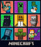 Girl's Minecraft Character Boxes T-Shirt